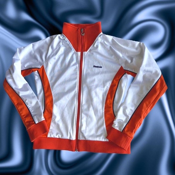 80s Reebok Classic Orange/White Jacket (L) - Picture 1 of 4